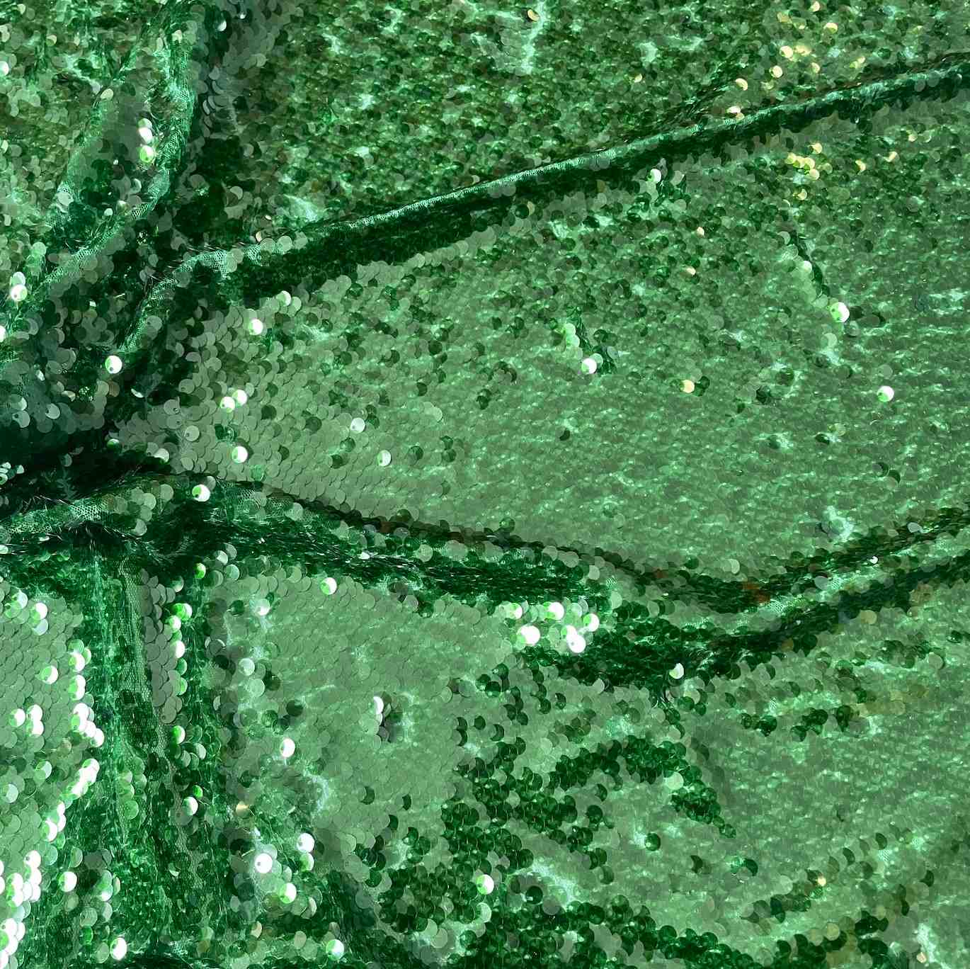 emerald green sequin fabric