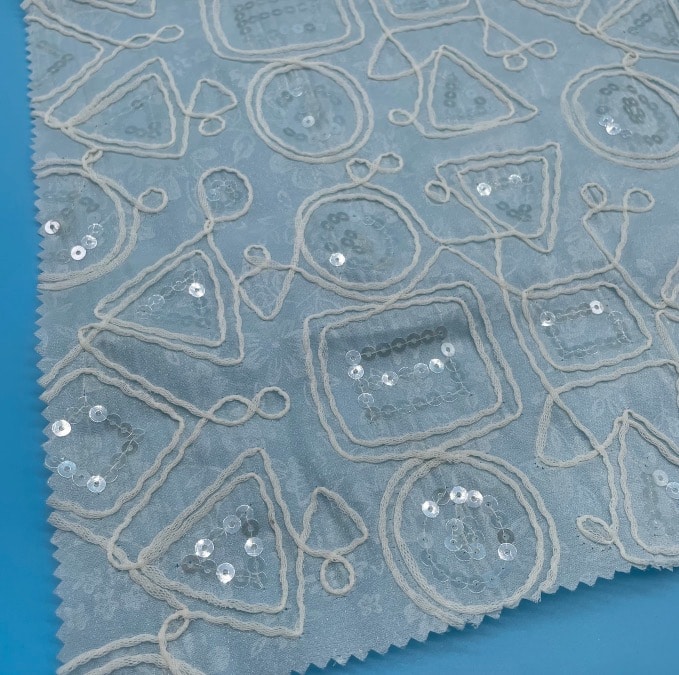 cord embroidery fabric